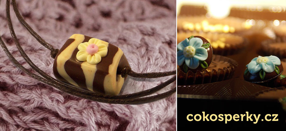 Šperky/bižuterie inspirované čokoládou a sladkostmi
